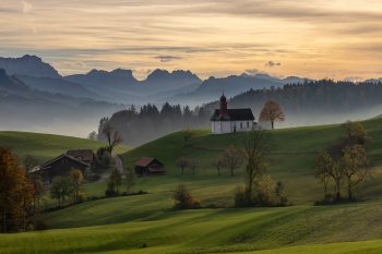 Abend über Schüpfheim