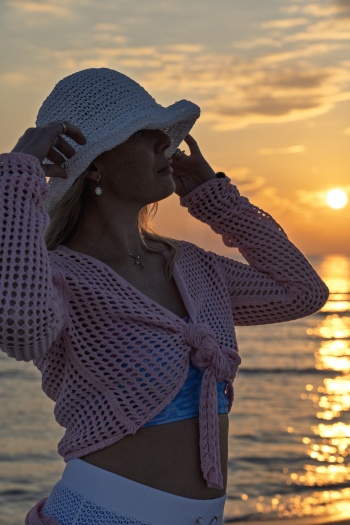 couche de soleil en octobre