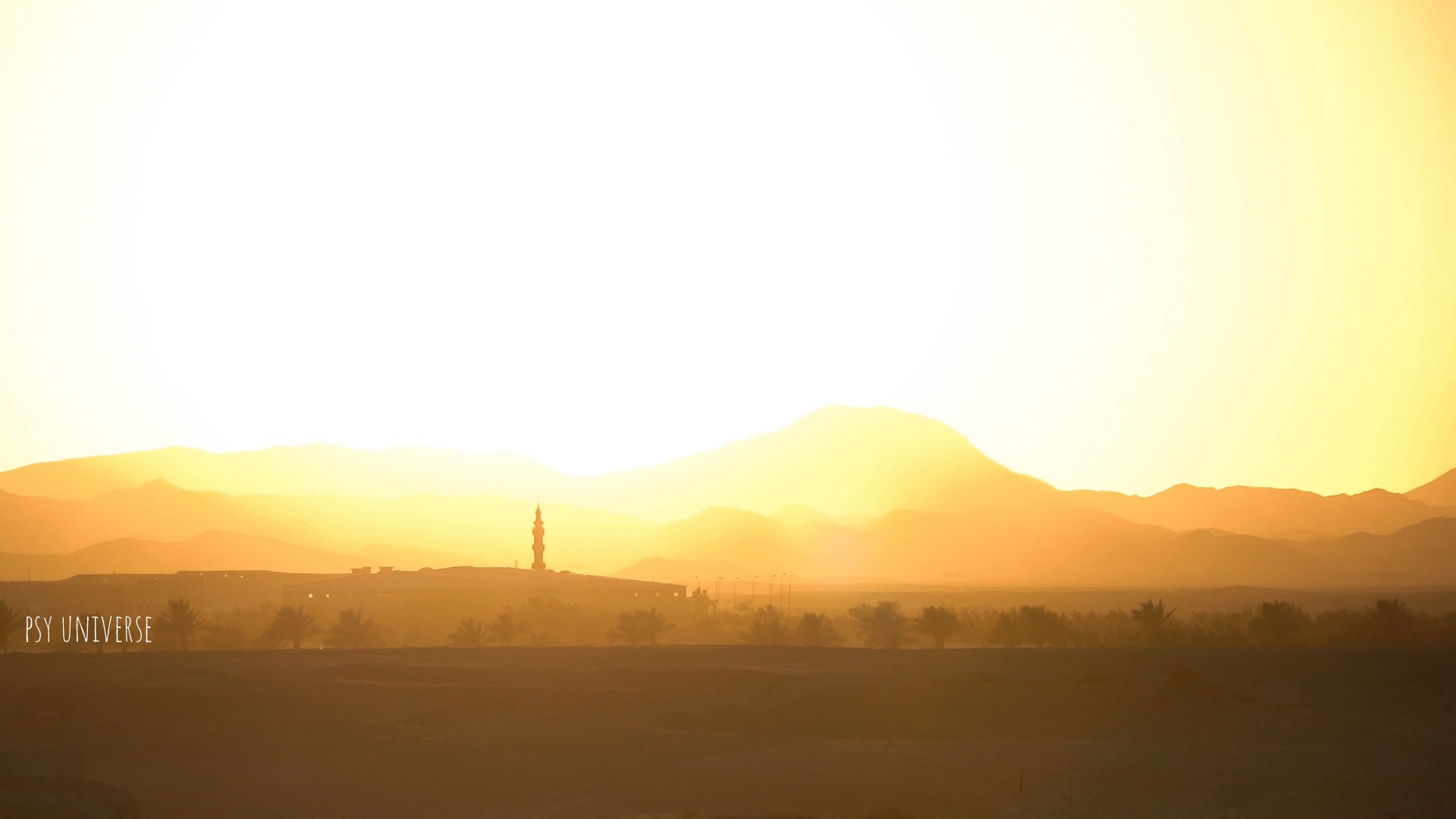 Absteigende Ägyptische Sonne