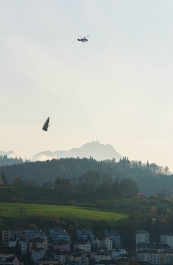 Fliegender Weihnachtsbaum