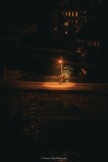 Nachtspaziergang über der Aare